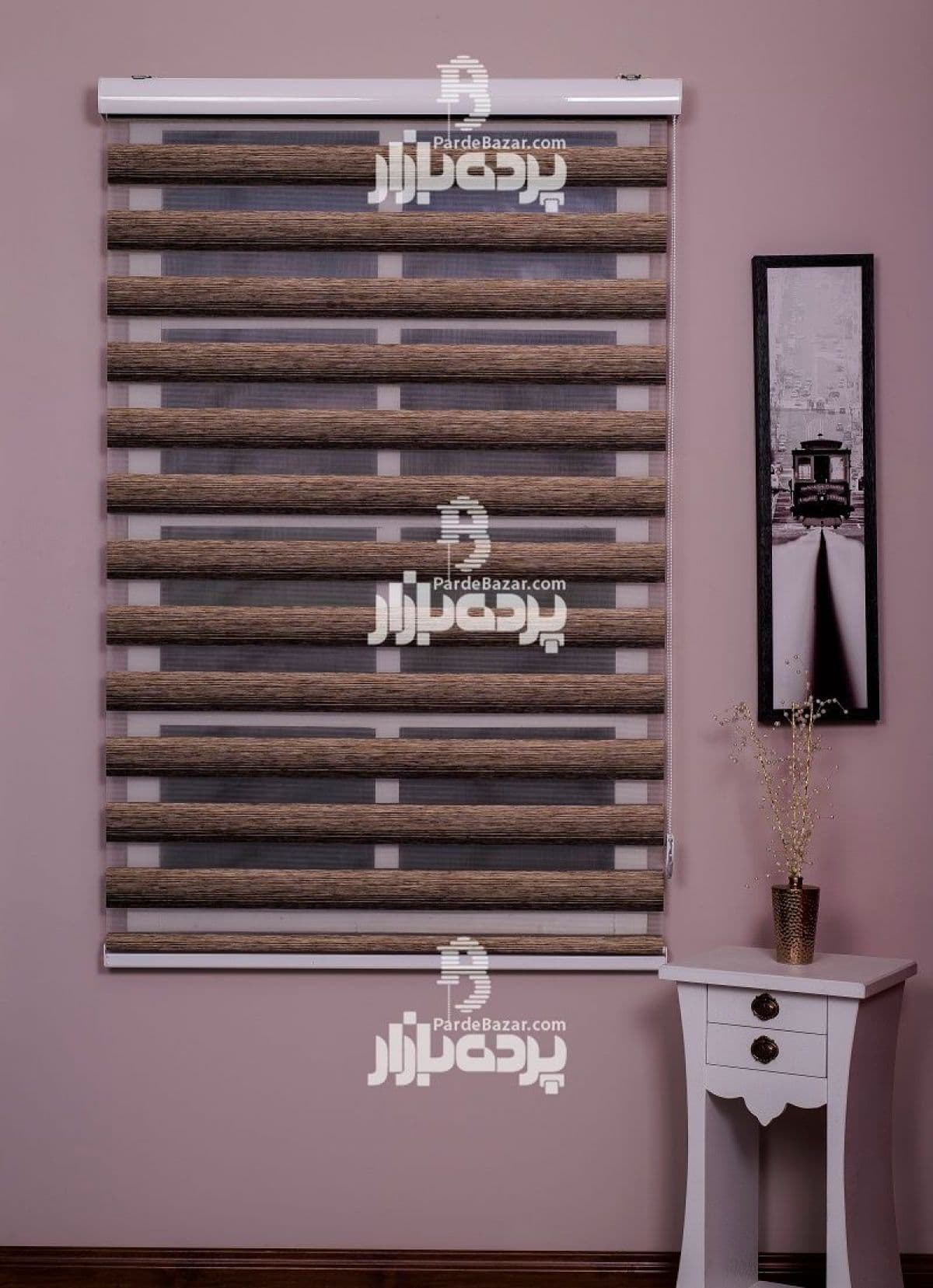 پرده زبرا تک سایز BRISTOL V-10 — تصویر ۲