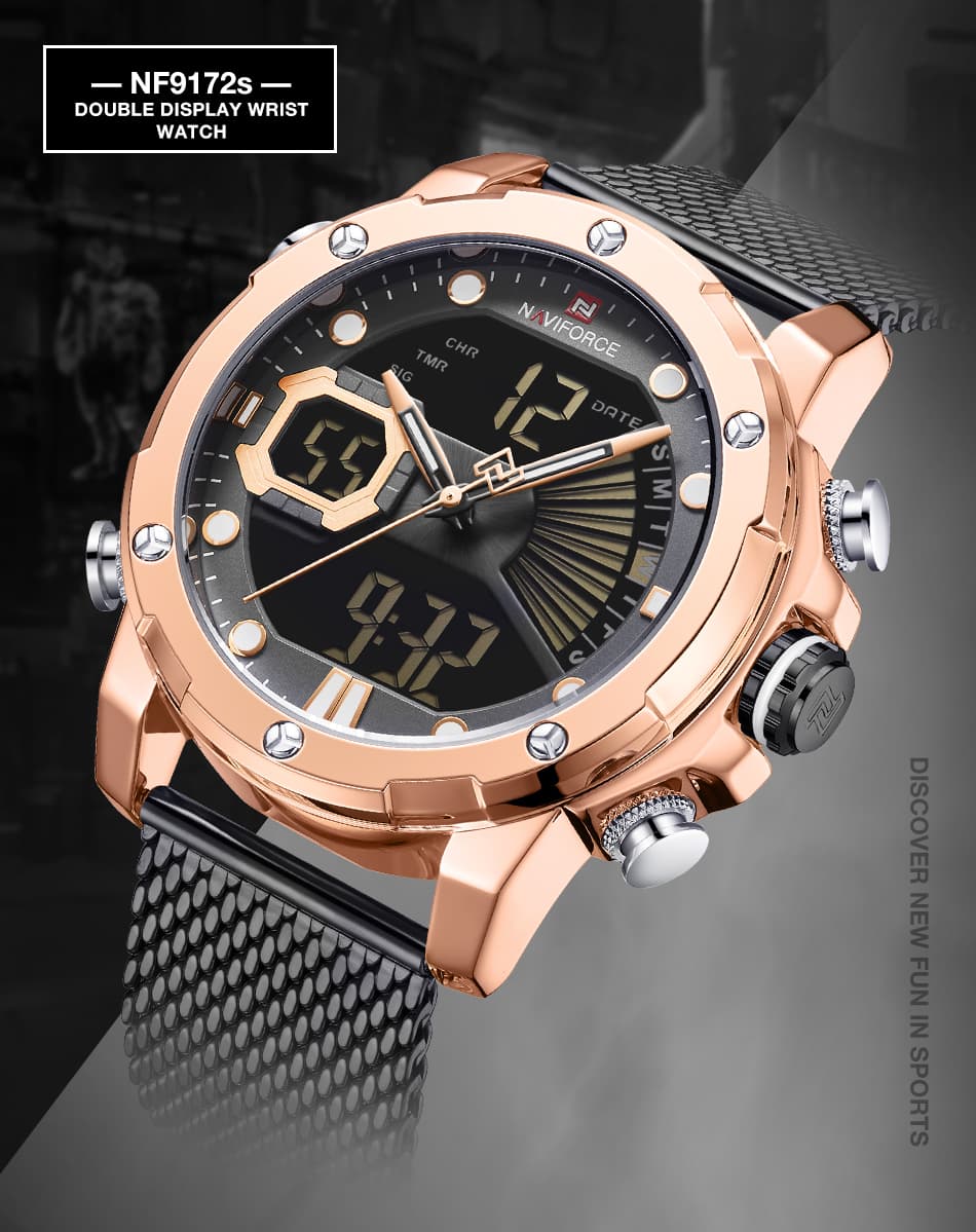 ساعت مچی مردانه نیوی فورس ( NAVIFORCE ) مدل NF9172S RGBB — تصویر ۵