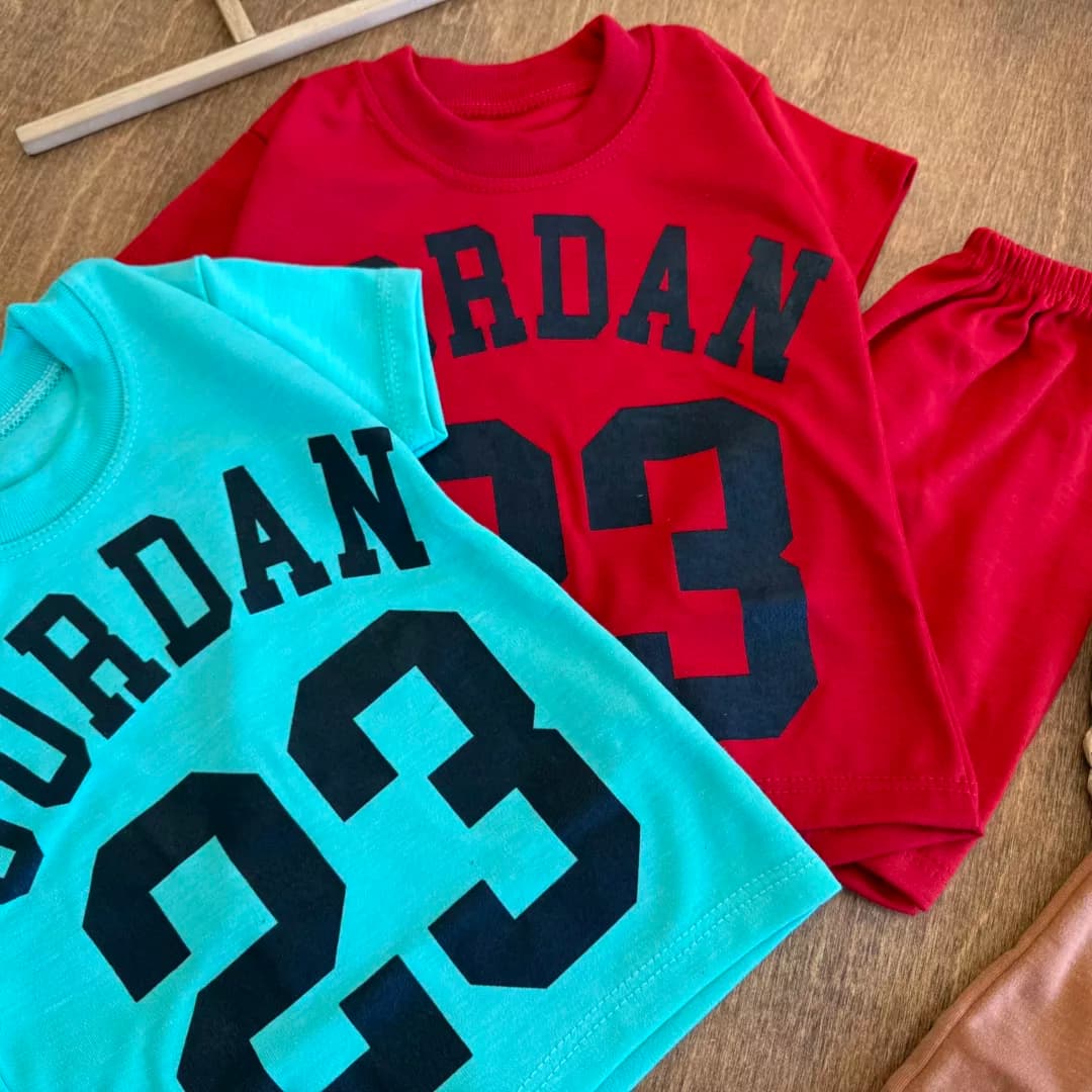 تیشرت شلوارک Jordan 23 سایز ۴ تا ۶ کد 6497 — تصویر ۲