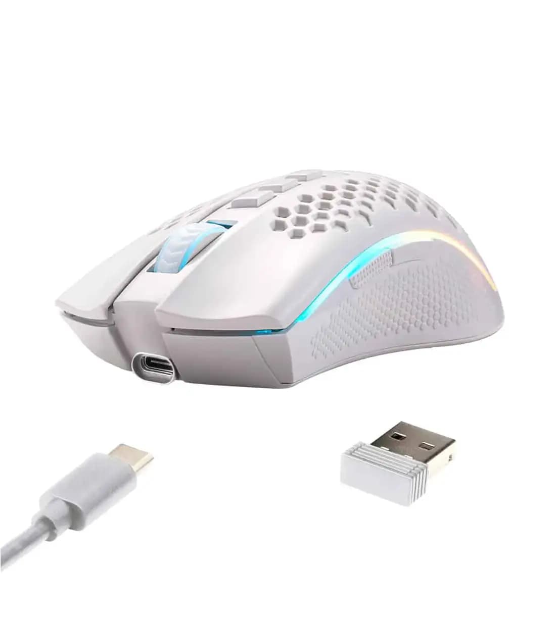 موس ردراگون REDRAGON STORM M808 KS WHITE — تصویر ۳