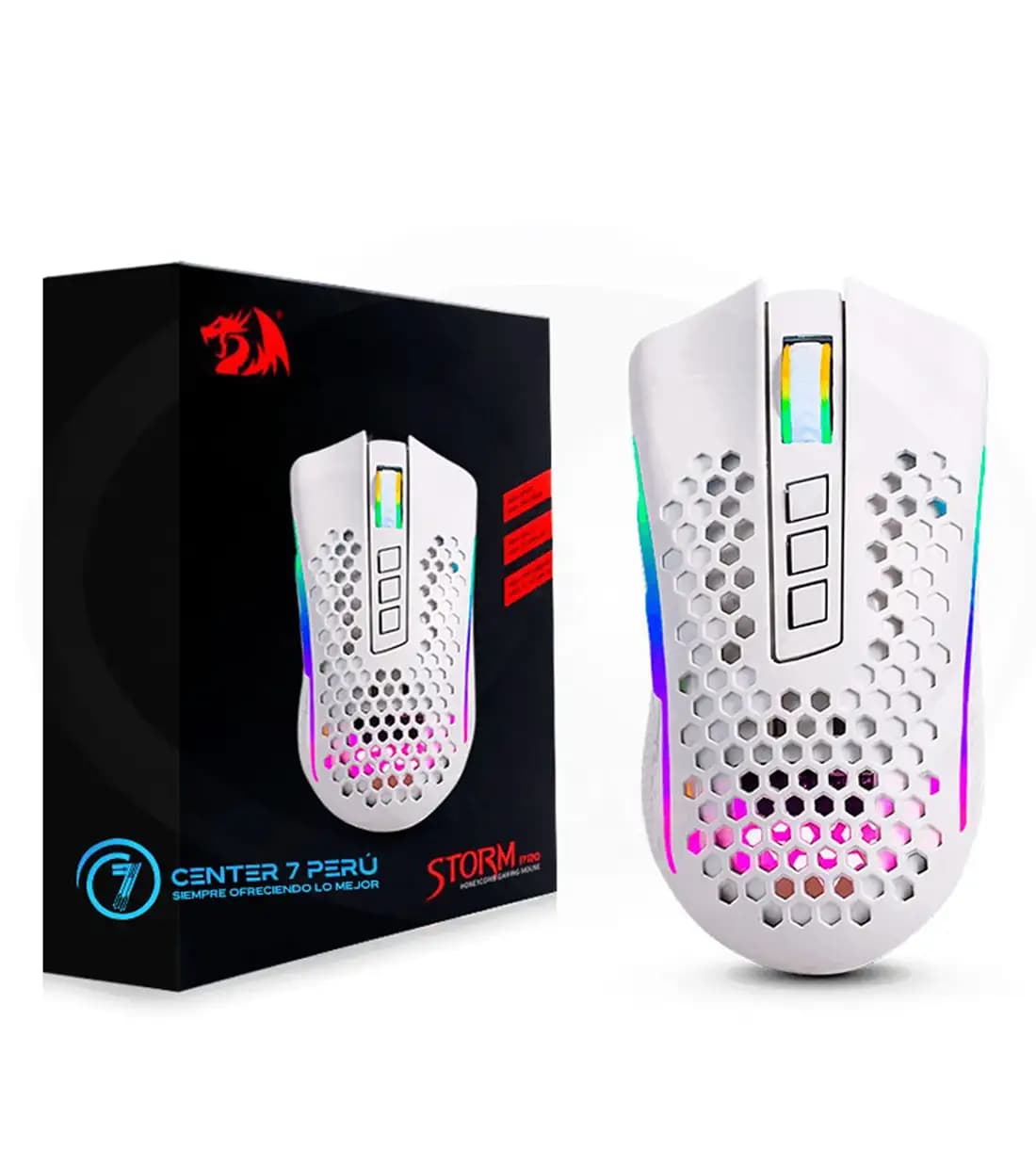 موس ردراگون REDRAGON STORM M808 KS WHITE — تصویر ۴