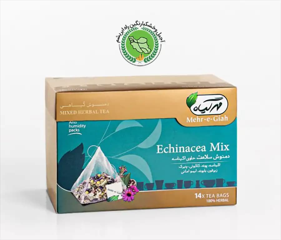 دمنوش گیاهی اکیناسه مهر گیاه