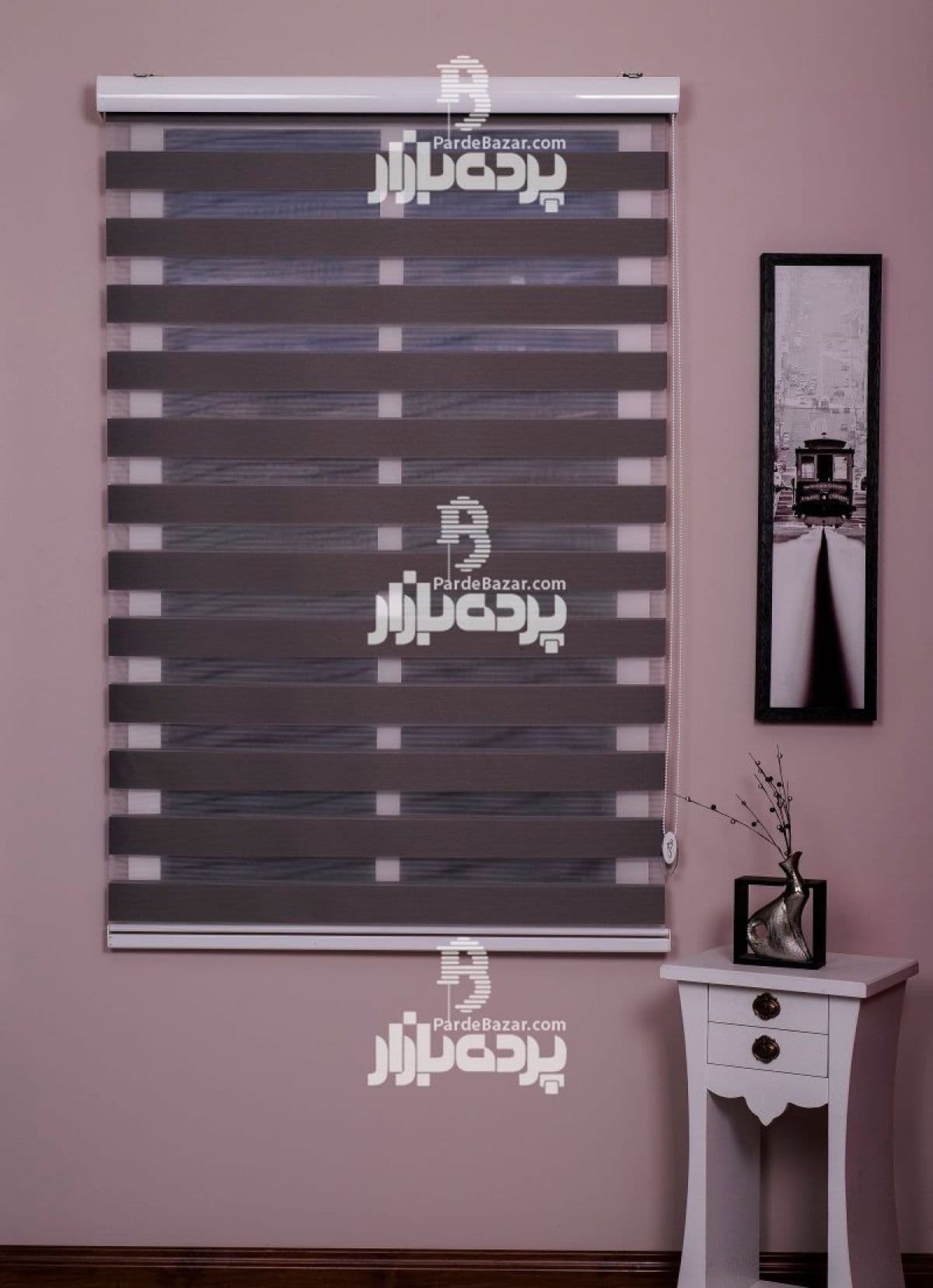پرده زبرا تک سایز MONO V-06