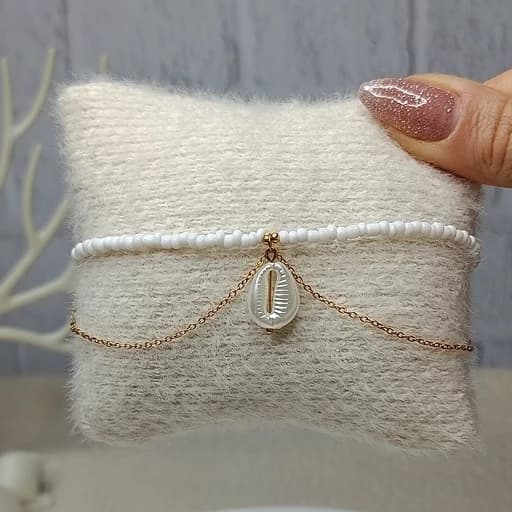 پا بند زنانه مدل صدف — تصویر ۲