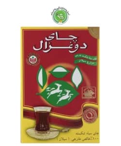 چای دو غزال 500 گرمی ساده