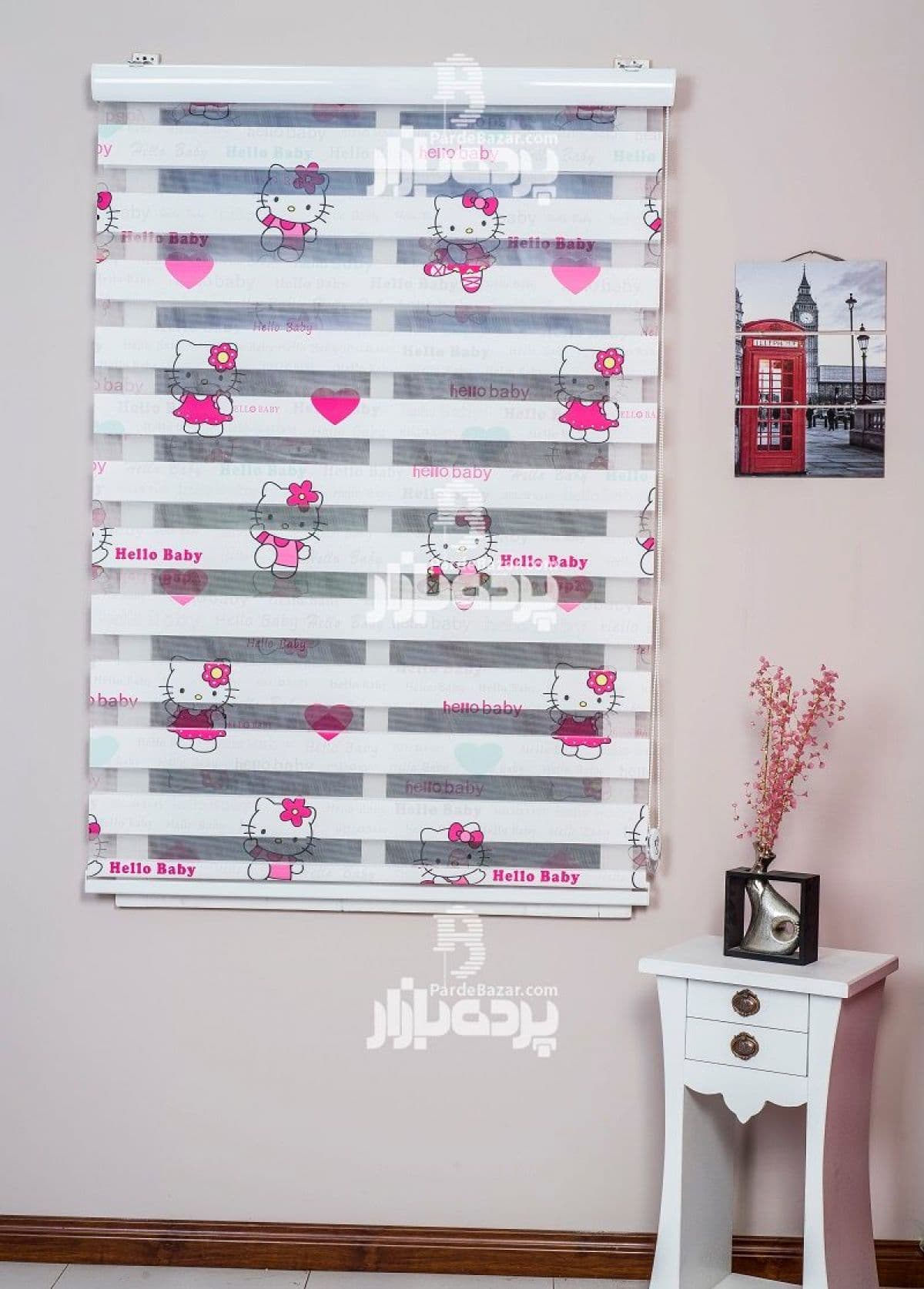 پرده زبرا تک سایز DZ1005 V-01 — تصویر ۳