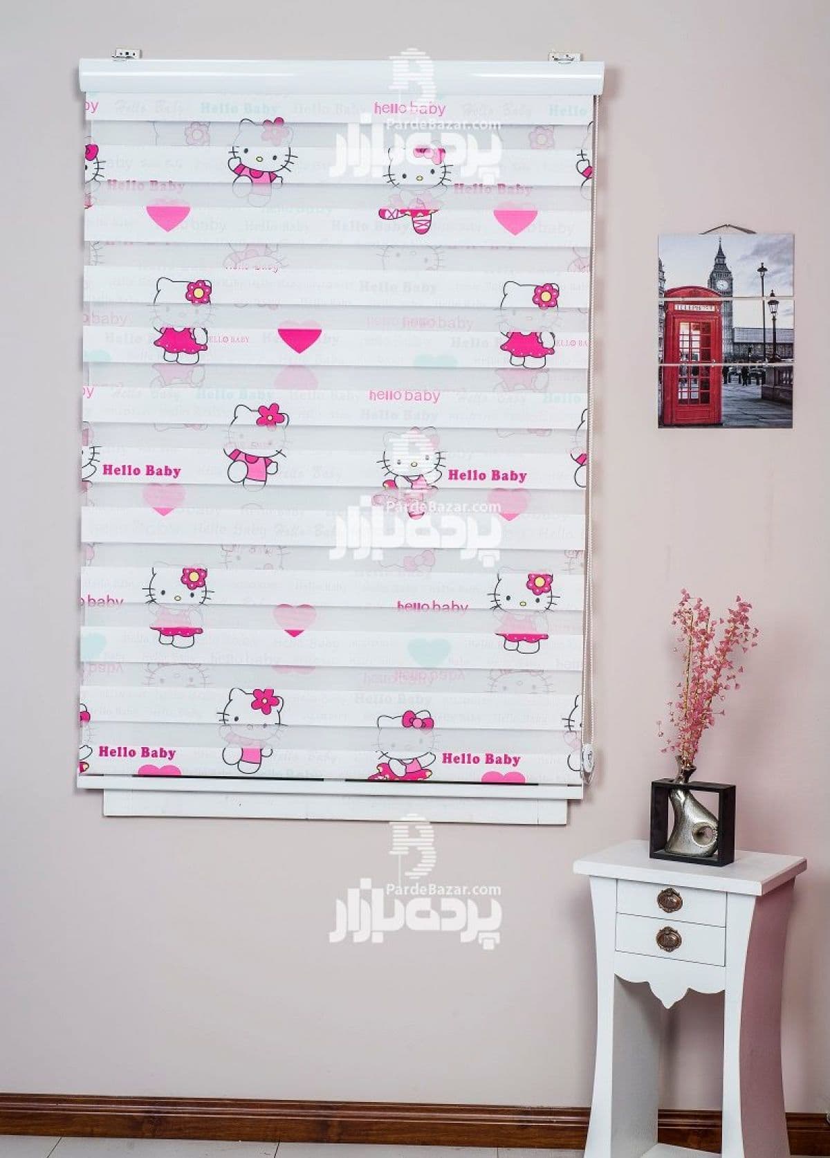 پرده زبرا تک سایز DZ1005 V-01 — تصویر ۲