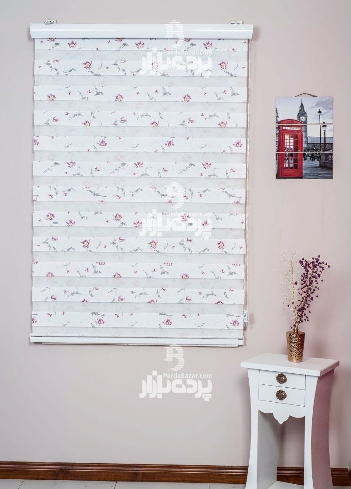 پرده زبرا تک سایز DZ1012 V-03