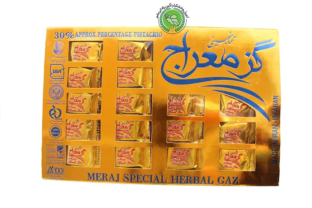 گز لقمه 30 درصد پسته معراج