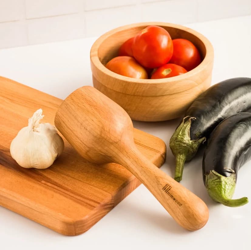 گوشتکوب چوبی نیم وود مدل خمره ای — تصویر ۲