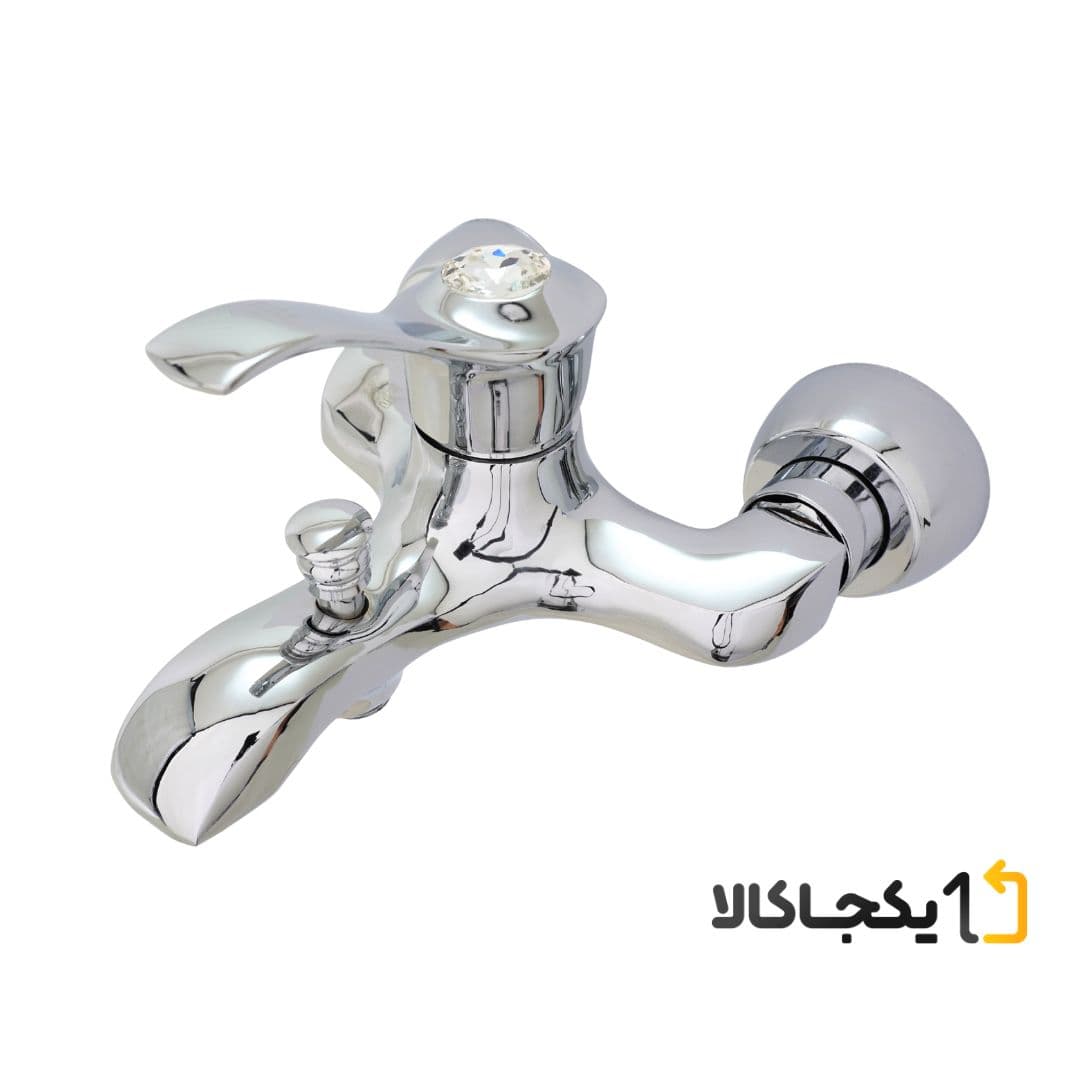 شیر حمام تهرانپارس مدل آنتیک کروم — تصویر ۵