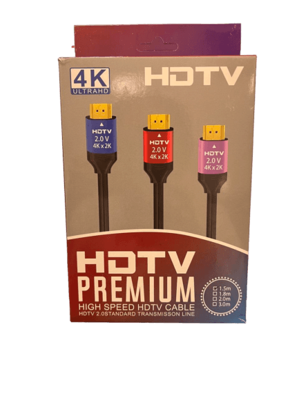 کابل HDMI نسخه 2.0 HDTV Premium طول 1.5 متر
