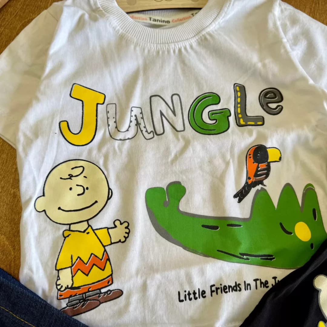 تیشرت شلوارک پسرک و تمساح jungle سایز 35 تا 45 کد 6571 — تصویر ۲