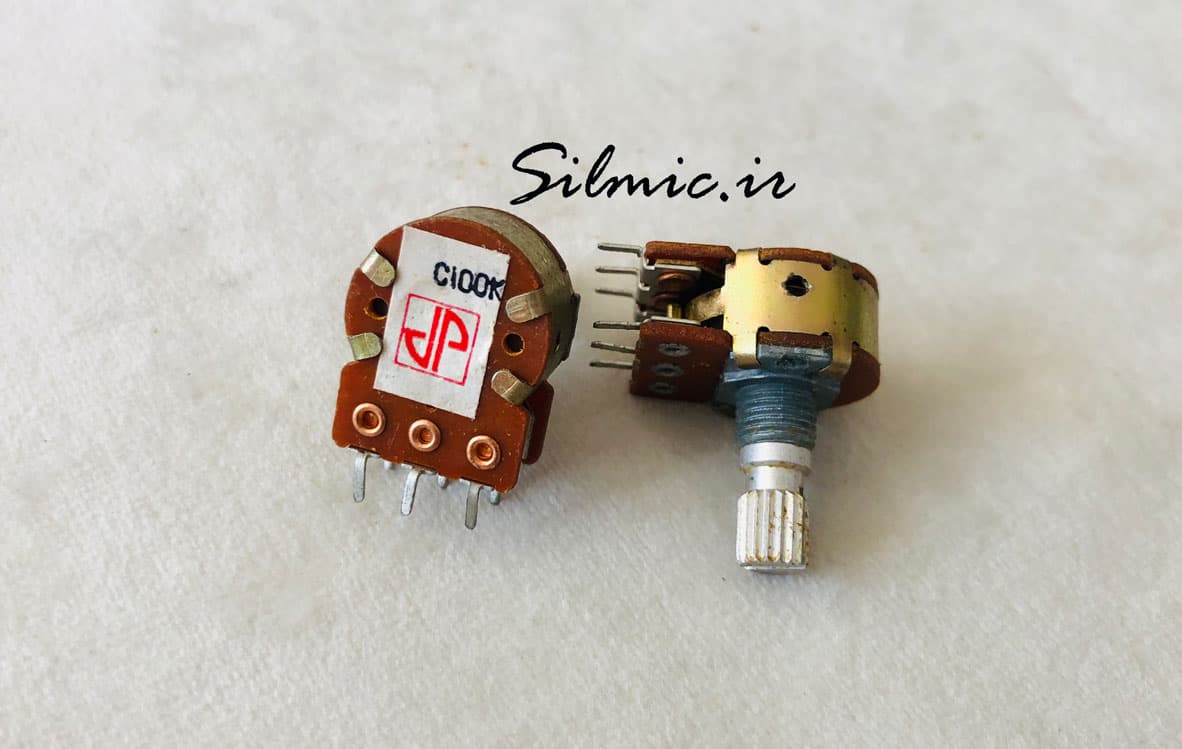 ولوم 100 کیلو اهم دوبل نوع لگاریتمی ساخت DP کره با دسته هزار خاره