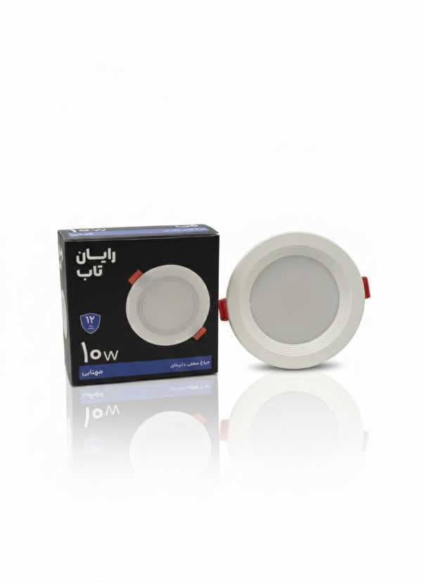 پنل 10 وات توکار گرد رایان تاب