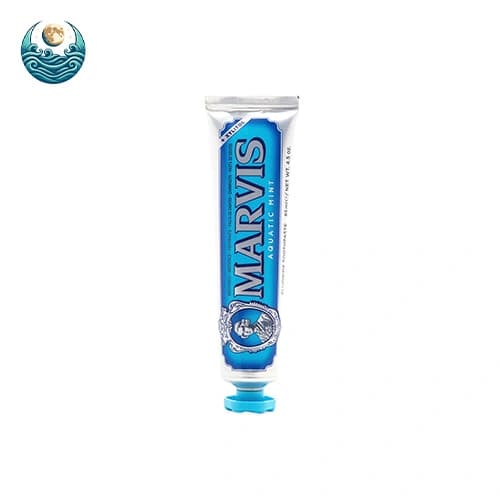 خمیر دندان نعناع دریایی مارویس Marvis Aquatic Mint حجم ۲۵ میل بدون جعبه
