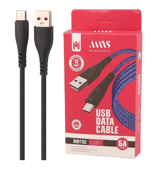 کابل شارژ فست Type-C to Type-C برند MNS مدل M015C