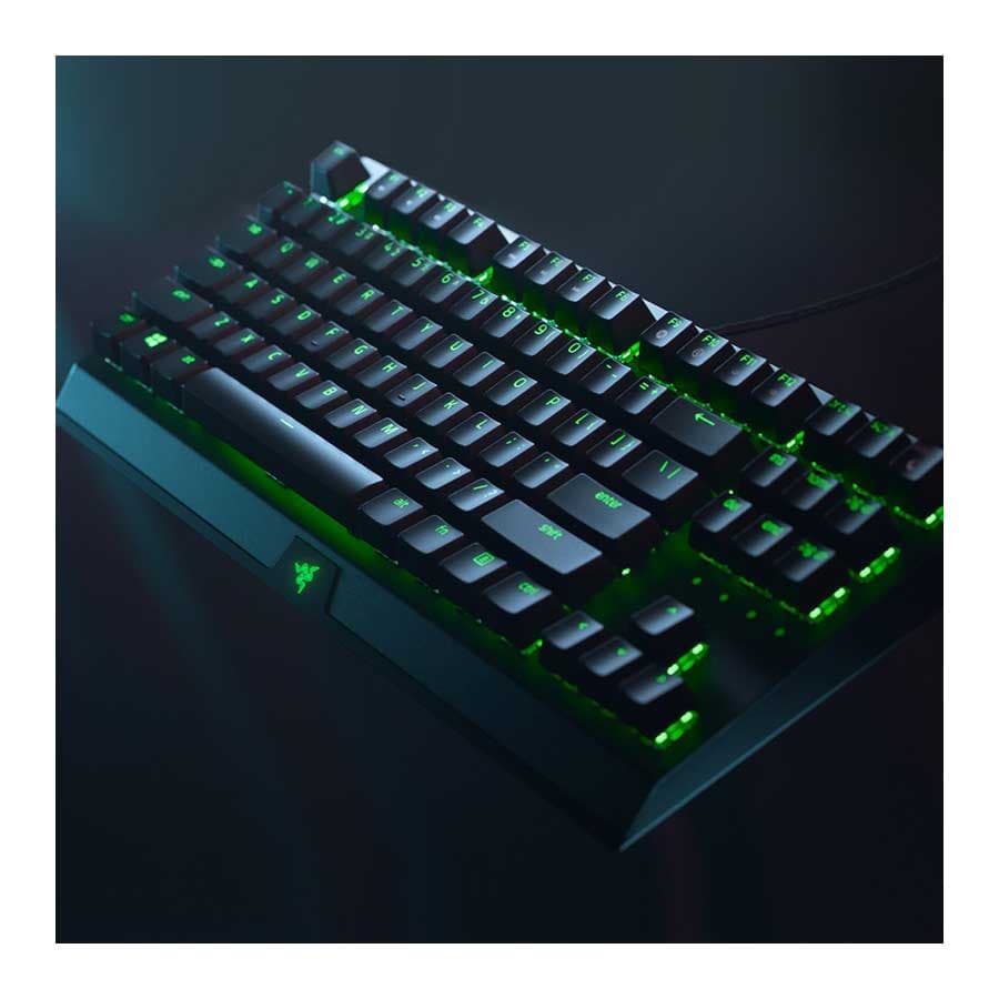 کیبورد ریزر BLACKWIDOW X TKL GREEN SWITCH — تصویر ۲