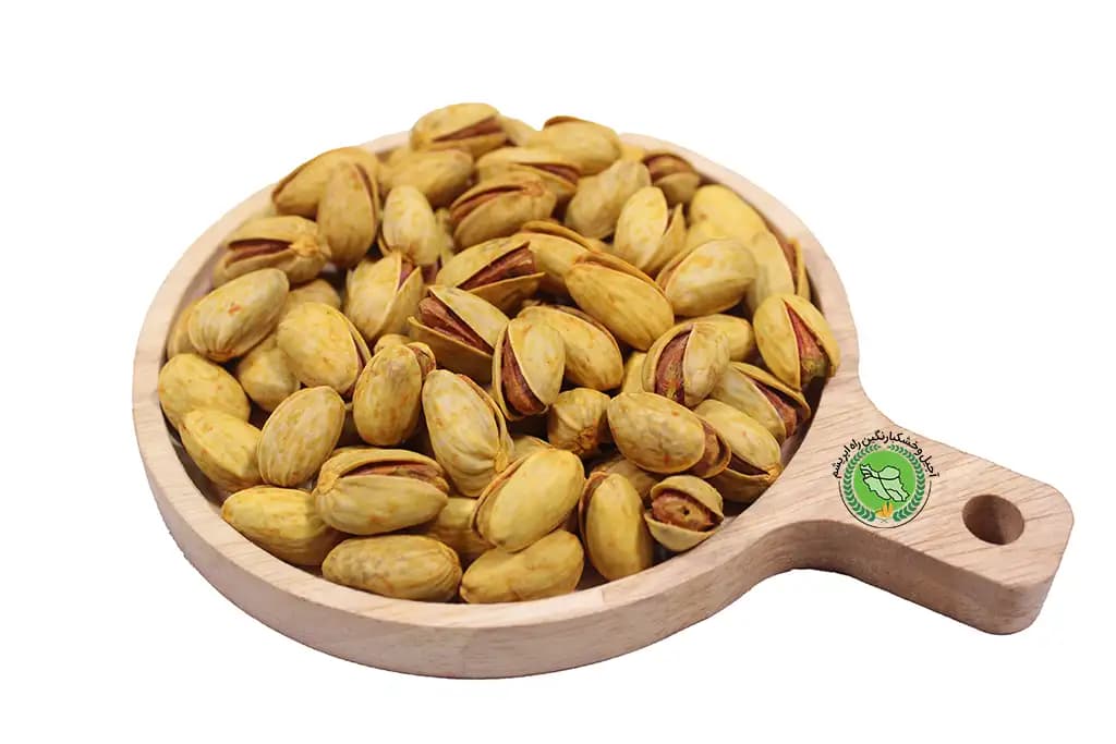پسته اکبری فوق ممتاز شور زعفرانی