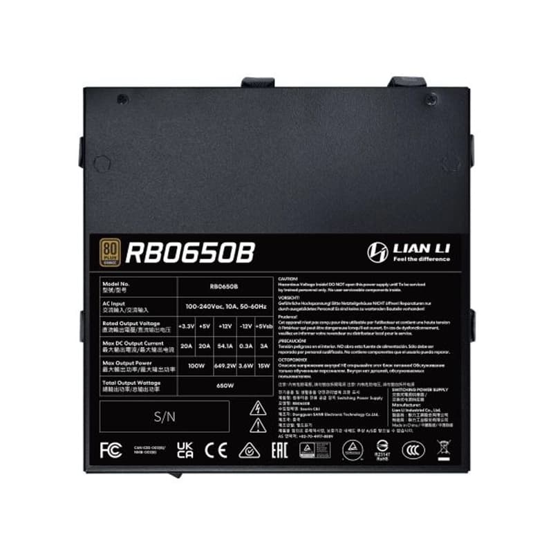 پاور لیان لی 650 وات مدل RB650 650W — تصویر ۳