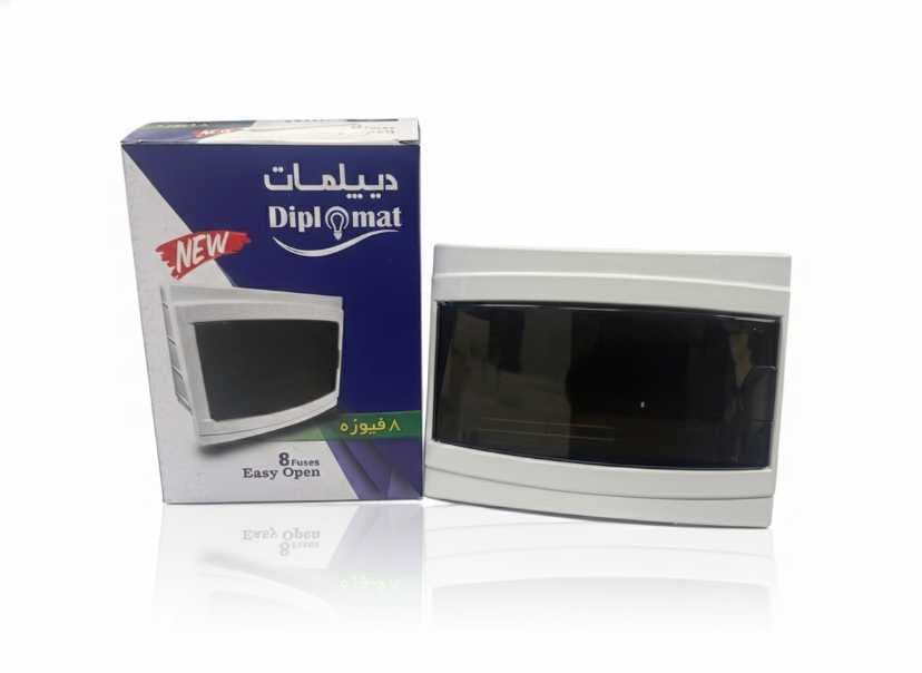 جعبه فیوز و تابلو مینیاتوری 8 تایی دیپلمات