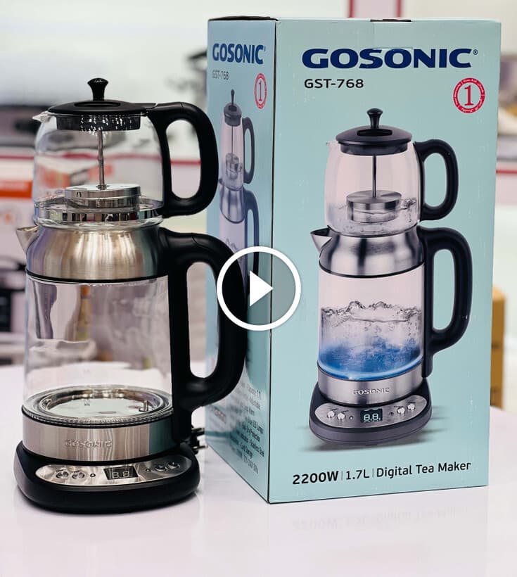 چای ساز روهمی گوسونیک مدل GST-768 - پخش عمده لوازم خانگی مهکالا — تصویر ۸
