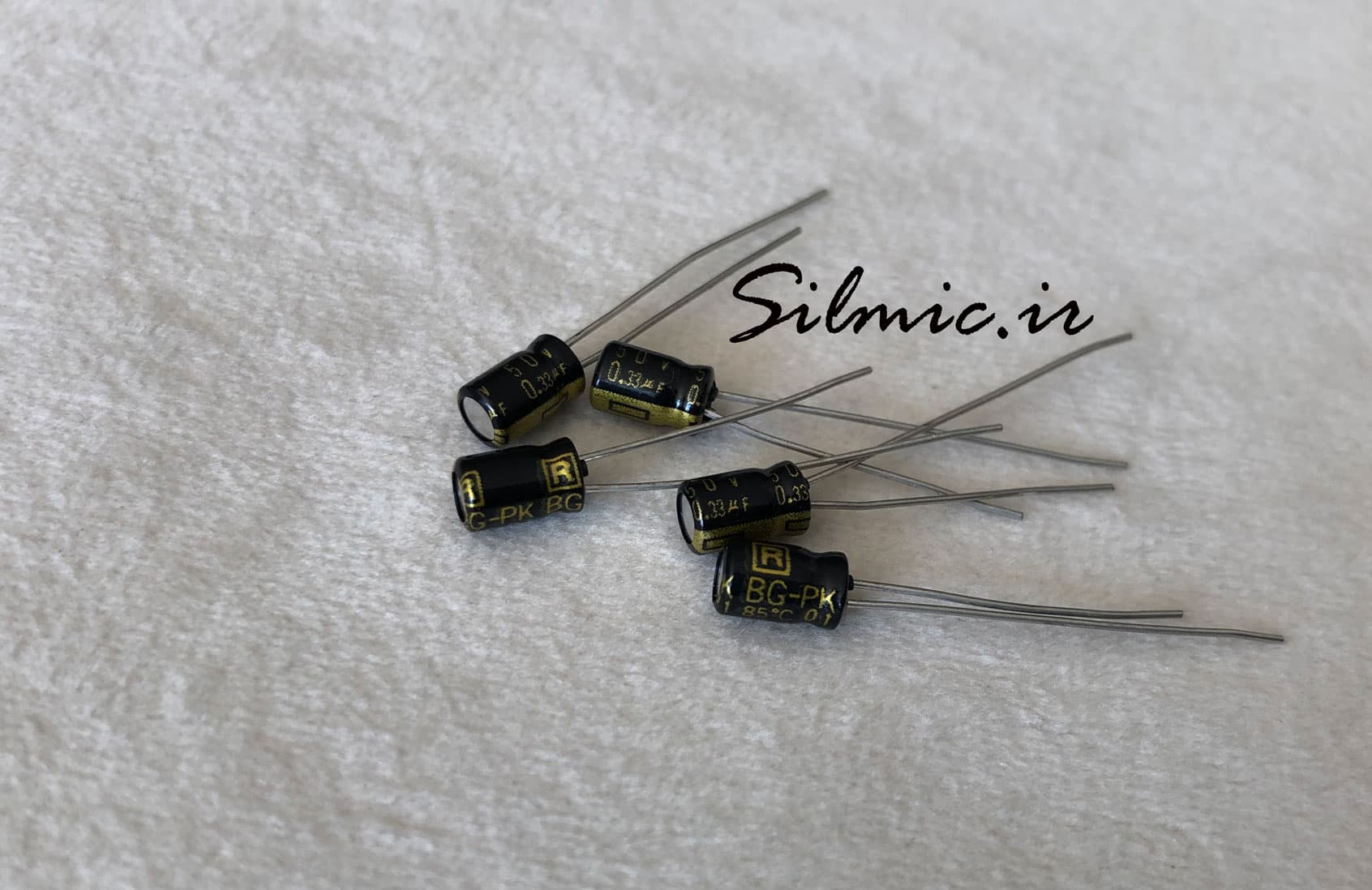 Rubycon Black Gate PK Series 330nf 50v Electrolytic Capacitor — تصویر ۲