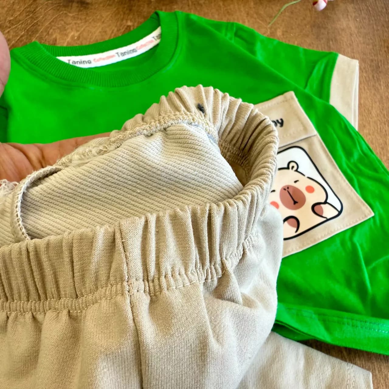 تیشرت شلوارک جیب دار TANINO BEARS کد 6565 — تصویر ۳