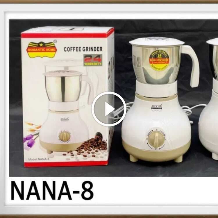 آسیاب رمانتیک هوم مدل NANA-8 کاسه جدا شونده - پخش عمده لوازم خانگی مهکالا — تصویر ۶
