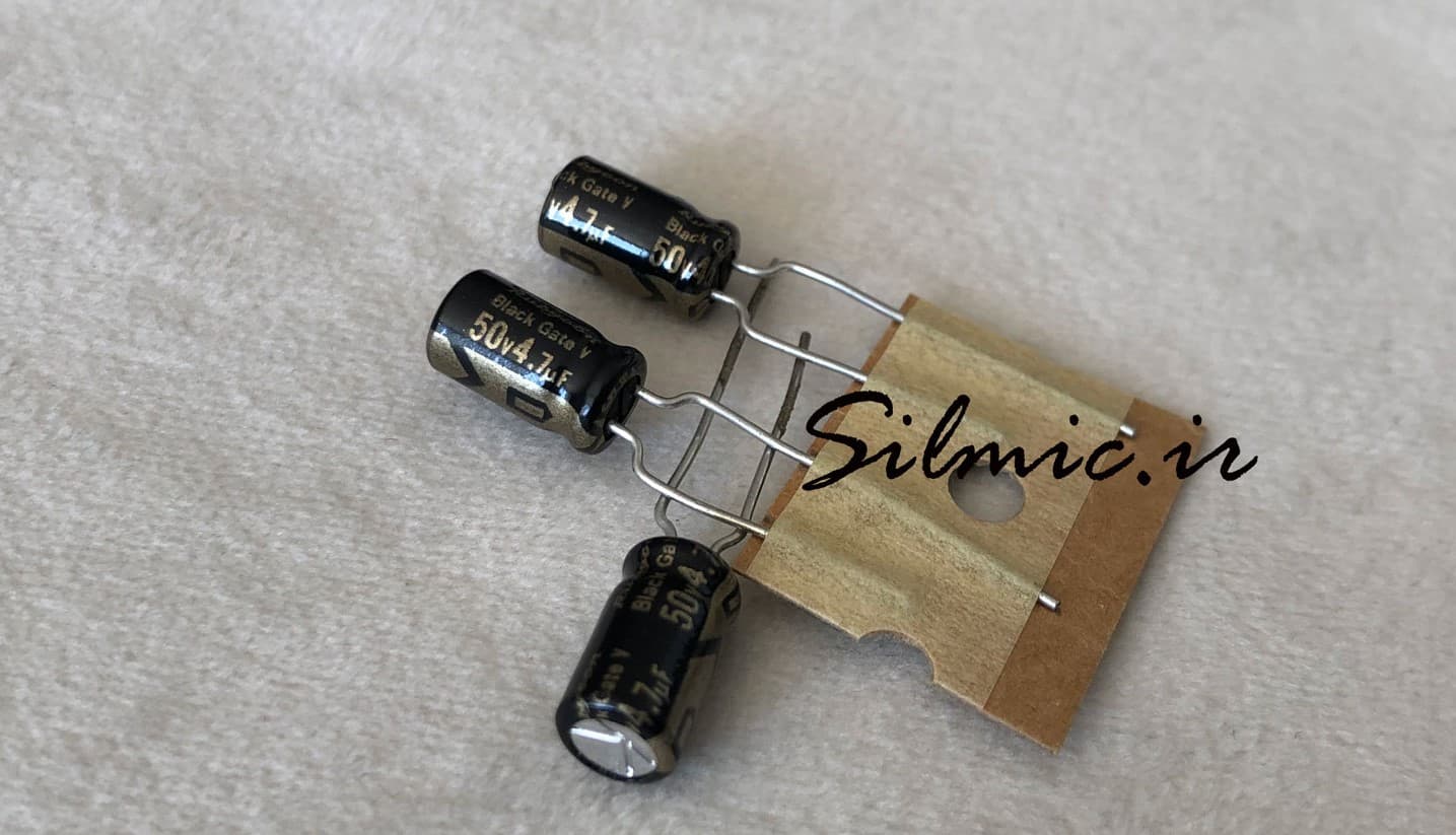Rubycon Black Gate V Series 4.7uf 50v Electrolytic Capacitor — تصویر ۲