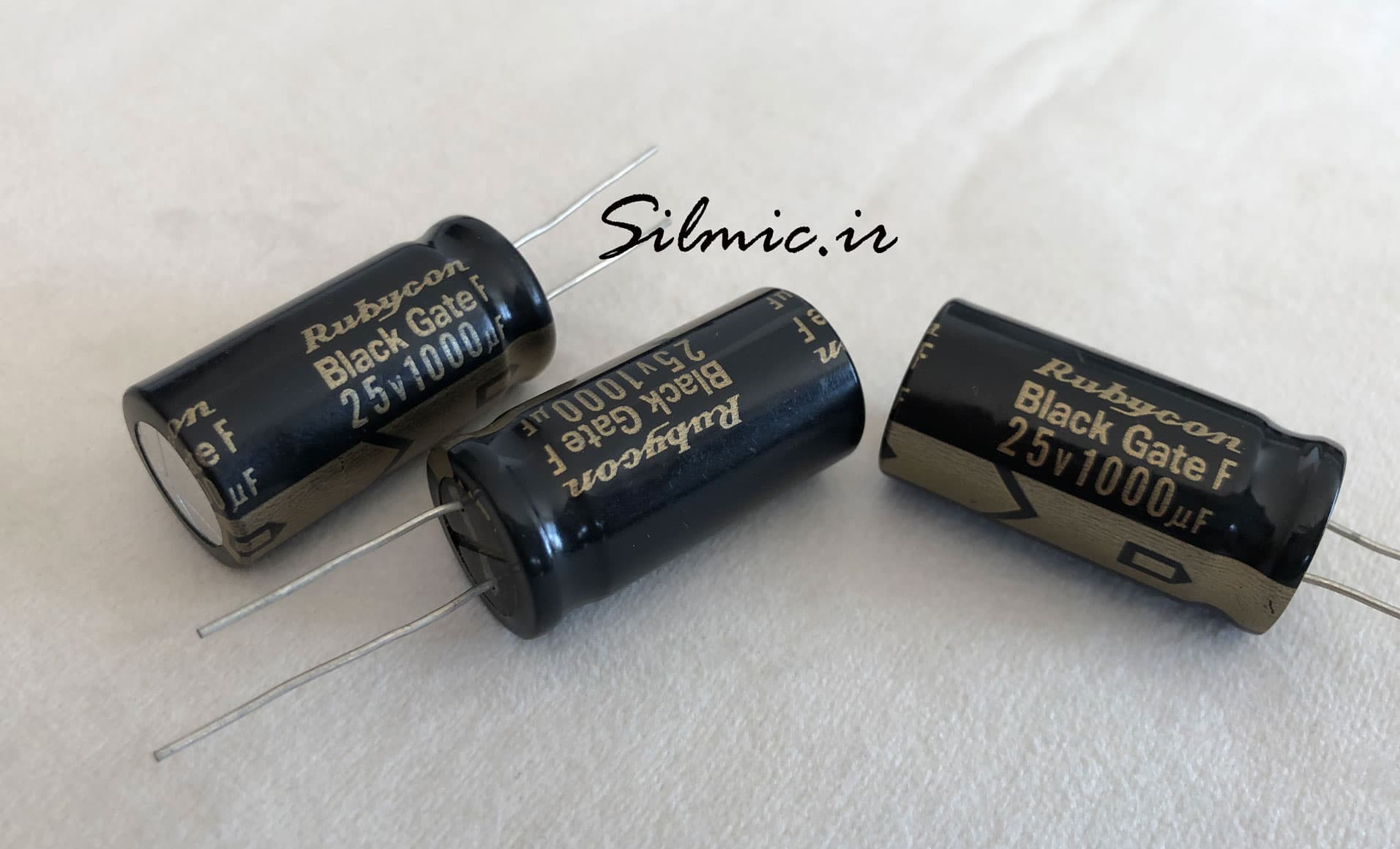 Rubycon Black Gate F Series 1000uf 25v Electrolytic Capacitor — تصویر ۲