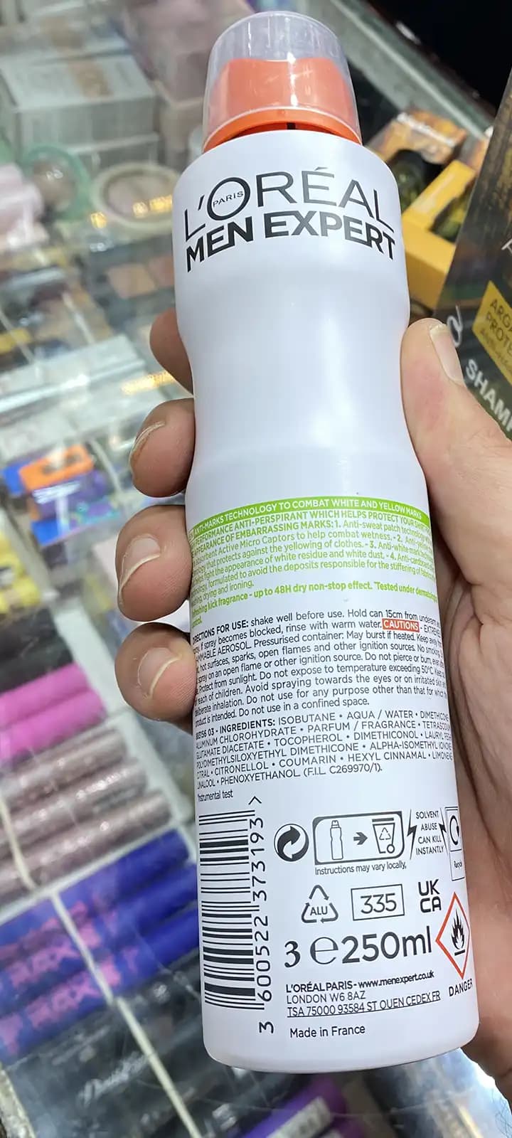 اسپری ضدتعریق لورال 48 ساعته مدل Shirt Protect — تصویر ۲