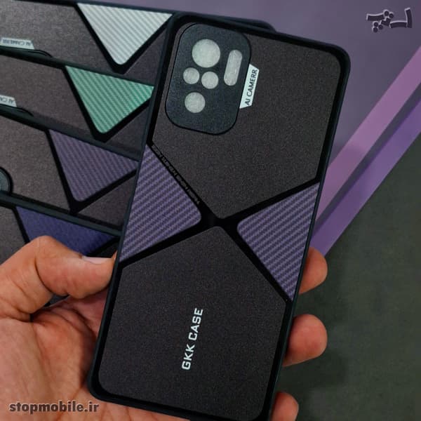 قاب گوشی شیائومی Redmi Note 10 4G – 10S مدل GKK CASE طرح X | محافظ لنز دار