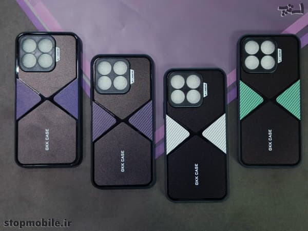 قاب گوشی شیائومی Redmi Note 13 4G مدل GKK CASE طرح X | محافظ لنز دار — تصویر ۲