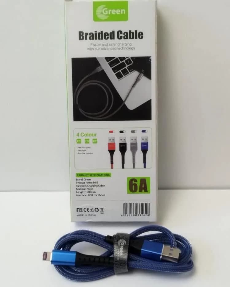 کابل شارژ آیفون کنفی Green مدل G‑3 — تصویر ۲