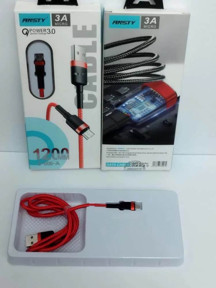 کابل شارژ میکرو USB کنفی ANSTY