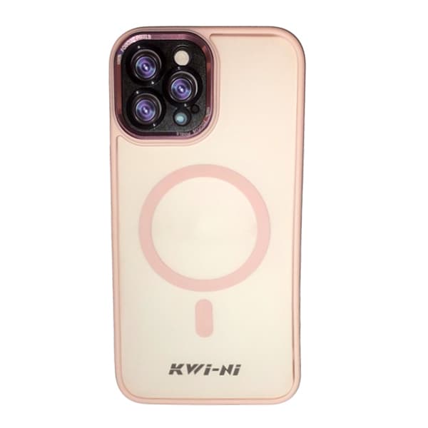 قاب پشت مات محافظ لنزدار مگ سیف دار Iphone 15 promax مدل KWI-NI — تصویر ۸