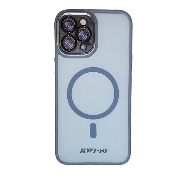 قاب پشت مات مجافظ لنزدار مگ سیف دار IPHONE 12 promax مدل KWI-NI — تصویر ۵