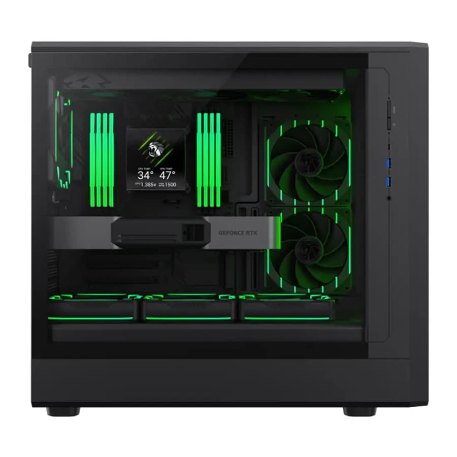 کیس کامپیوتر گیم مکس مدل CLAW 460 WB — تصویر ۳