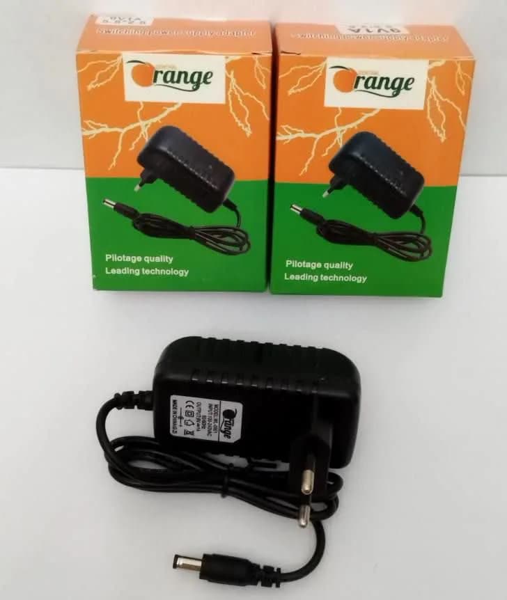 شارژر ORANGE مدل WL‑0901 | آداپتور دیواری 9V 1A مناسب مودم و دوربین