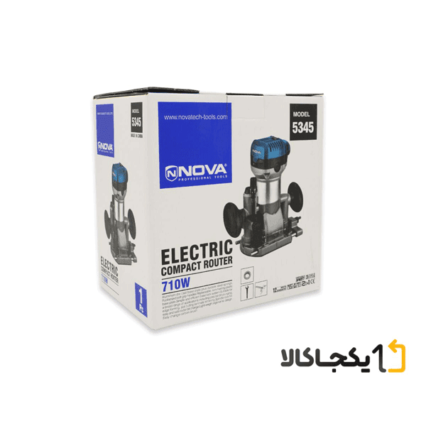 اور فرز نجاری دو كاره 710 وات نووا مدل 5345 — تصویر ۴