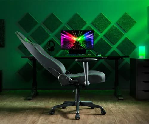 صندلی گیمینگ ریزر مدل Iskur V2 FABRIC DARK GRAY — تصویر ۳