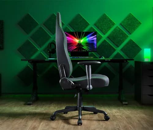 صندلی گیمینگ ریزر مدل Iskur V2 FABRIC DARK GRAY — تصویر ۴
