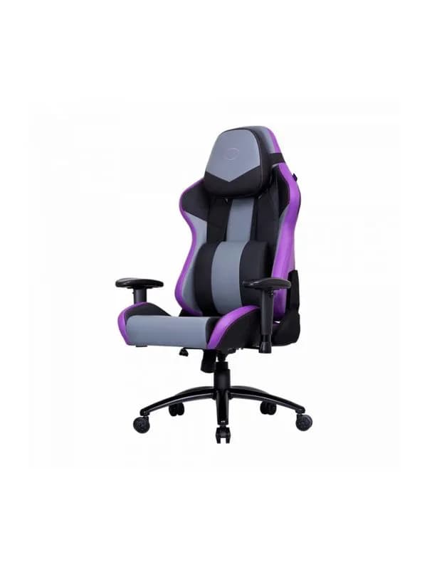 صندلی گیمینگ کولرمستر مدل GCR3 PURPLE BLACK — تصویر ۳