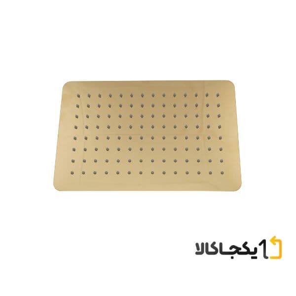 علم دوش حمام مدل یونیورست 503 استیل سفید طلایی — تصویر ۴