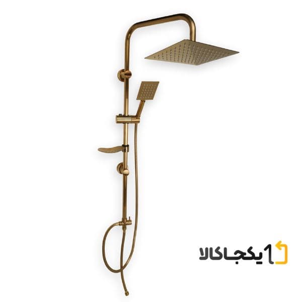علم دوش حمام مدل یونیورست 403 استیل طلامات
