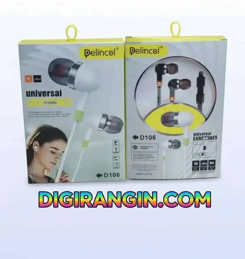 هندزفری سیمی DELINCOL D106 با جک 3.5 – کیفیت عالی