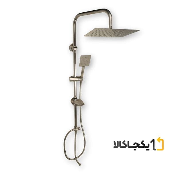علم دوش حمام مدل یونیورست 302 استیل مات