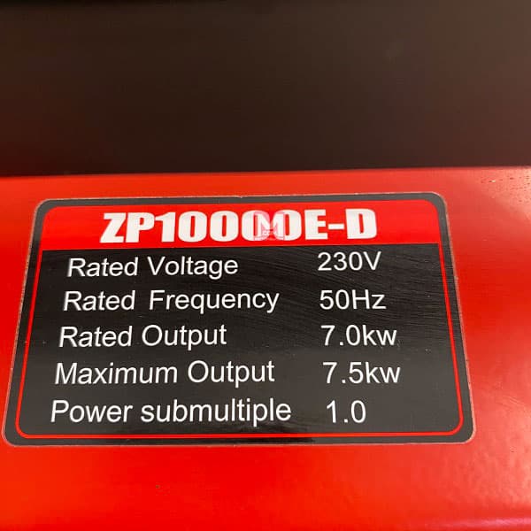 موتور برق دیزلی دنیز 7.5 کیلو وات مدل ZP10000ED — تصویر ۷