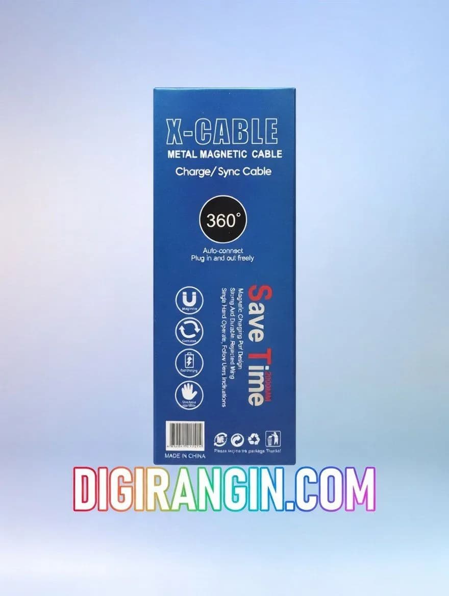 کابل مغناطیسی سری جدا شونده X-CABLE | شارژ و انتقال داده 360 درجه | دیجی رنگین — تصویر ۳